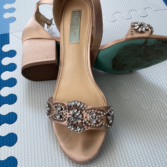 Betsy Johnson Studded Heeled Sandals - Picture 4 of 4